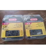 2 NEW Oregon 20" Chainsaw Chain H78 .325in Pitch .050in. Guage 78 Drive Link - $24.70