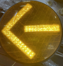 Traffic Signal Light 12" OEM DIALIGHT Yellow Arrow LED Lense Gasket NOS - $49.49