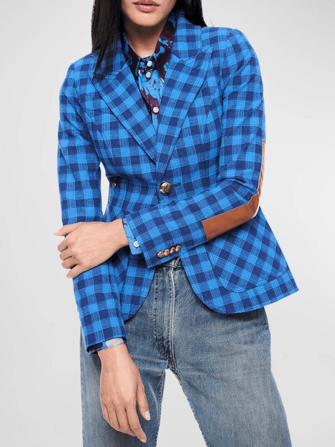 Smythe Patch Pocket Duchess Blazer With Elbow Patch Size 4 - $404.91