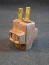 Ge Electrical Plug Expander Vintage 2 Prong Male To 3 Female 2 Prongs 15Amp 125V - £7.13 GBP