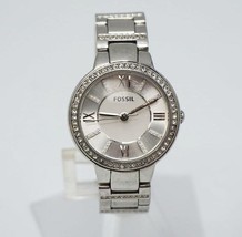 Fossil Virginia ES3282 Women&#39;s Silver Stainless Steel Analog Quartz Watch - £15.90 GBP