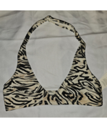 Aerie American Eagle Swim Shine Rib Halter Bikini Top X-SMALL Natural An... - €21,63 EUR