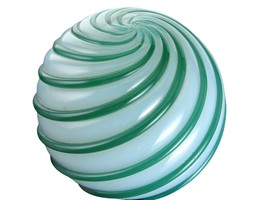 1950&#39;s Seguso Alabastro Art Glass Green and Opalescent Swirled Art Deco ... - £169.88 GBP