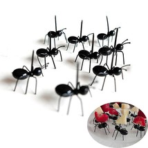 24pcs Ant Food Pick Fruit Fork Ant Toothpicks For Appetizer Snack Cake Dessert - £17.54 GBP