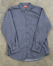 Men&#39;s Cotton Button Collar Lightweight Long Sleeve Casual Button Dress S... - $19.95