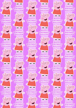 PEPPA PIG Personalised Gift Wrap - Peppa Pig Personalised Wrapping Paper... - $5.41