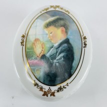 Kathryn Andrews Fincher My First Communion Ceramic Trinket Box #40468 VTG 2003 - $17.59