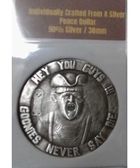 HOBO Goonies Sloth HEY YOU GUYS!! Made From A Real Peace Silver Dollar - $90.16 CAD