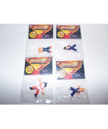 EXTREMELY RARE Promo Set 1997 BanDai Super Saiyan Dragonball Z 1.5&quot; Mini... - $69.25