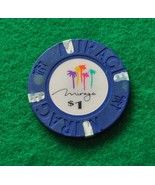 1 ONE $1 BI Mirage Casino Poker Chip MINT 1989 - $6.79 CAD