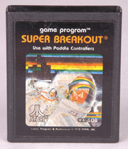 SUPER BREAKOUT Atari 2600 Game Cartridge-Video Games~Vintage 1978-CX2608-Program - £5.40 GBP