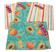 Harvest Gathering Place Mats 13x18 inches Set of 4 Made in USA - £16.99 GBP