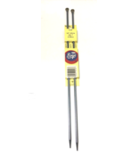 Boye Wrights 14&quot; 6328 Aluminum Vintage #7 Knitting Needles 4.5 mm In Sil... - $6.79 CAD