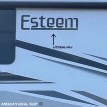 2024 Entegra Coach Esteem Motor Coach RV Camper Decals (Set Of 2) OEM Or... - $49.49