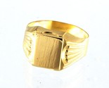 Men&#39;s Signet Ring 18kt Yellow Gold 372250 - $429.00