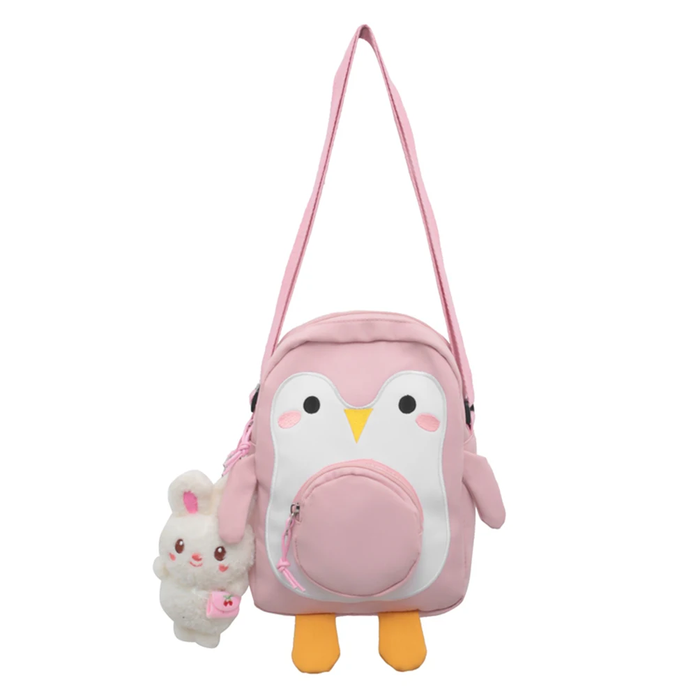 Nylon Phone Tote  Penguin Sweet Girls Crossbody Bags Female Clutch Women  Bag Cu - £51.33 GBP