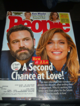 People Magazine - Ben &amp; J.Lo, A Second Chance at LOVE!  Cover - August 2... - £5.54 GBP