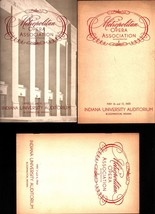 3 Metropolitan Opera House  programs Seasons  Of 1948-1949-1950 Indiana universi - £20.02 GBP