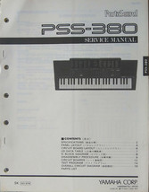 Original Service Manual, Schematics Book for Yamaha PSS-380 PortaSound Keyboard - $39.59