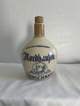 Vintage Schnapps Jug Antique Nordhaufer Kornschnapps Ceramic Stoneware - $1,135.91 MXN