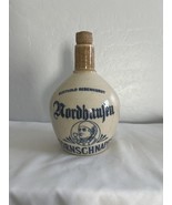 Vintage Schnapps Jug Antique Nordhaufer Kornschnapps Ceramic Stoneware - $60.99