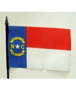 North Carolina State USA Desk Table Flag 4&quot;x 6&quot; With or Without Stand - £4.59 GBP+