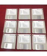 VTG Microsoft Excel For Windows on 9 3.5&quot; Floppy Disks 1993 Software 28555P - £18.46 GBP