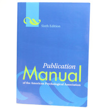 Publication Manual Of The American Psychological Association 6th Edition... - $5.86