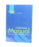 Publication Manual Of The American Psychological Association 6th Edition... - $5.86