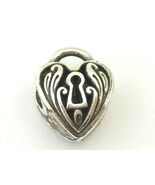 Brighton Heartlock Bead, Silver Finish, J94160 New - $12.35