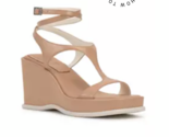 Vince Camuto Fetemee Leather High Wedge Platform Strappy Sandal Choose S... - $109.99