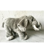 Adventure Travel Stuffed Animal Plush Elephant Safari Grey White Tusks 1... - $25.74 CAD