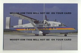ac200 - MUK AIR Shorts 330-200 OY-MUB at Cologne in 1990 - postcard - £2.19 GBP