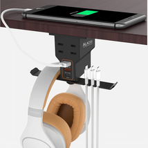 Headphones Stand Headset Hanger with 3USB Charger 1 Type C + 2 USB a Charging Po - £23.46 GBP