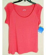 Columbia Meadow Wing Burnout Tee Lightweight Coral Pink Sz M NWT - $12.99