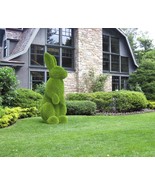 Outdoor Animal Large Rabbit Topiary Green Figures covered in Artificial ... - $3,600.00