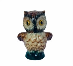 Owl figurine vtg sculpture Goebel Hummel Western Germany 1975 great horn... - $39.55