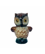 Owl figurine vtg sculpture Goebel Hummel Western Germany 1975 great horn... - $39.55