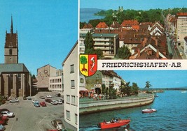 Vintage German Unposted Postcard Frierichshafen - £11.85 GBP