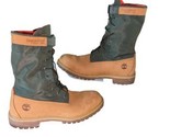 Timberland 6&quot; Mens Premium Gaiter Wheat Leather/Textile Boots A1QY8 Size... - $95.00