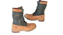 Timberland 6&quot; Mens Premium Gaiter Wheat Leather/Textile Boots A1QY8 Size... - $95.00