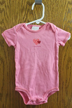 Carter&#39;s Pink &quot;I Love Daddy&quot; One-Piece - Size 3-6 Months Girls - £5.47 GBP