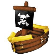 Inflatable Pirate Ship Cooler (holds apprx 72 12-Oz cans) Party Accessory  (1 co - $118.06