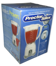 Blender Proctor Silex Space Saving 48 oz 8 Speeds White Electric 58130PH... - $36.58