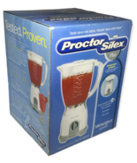 Blender Proctor Silex Space Saving 48 oz 8 Speeds White Electric 58130PH... - $50.17 CAD