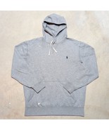 *READ* Polo Ralph Lauren Grey Fleece Sweatshirt Hoodie - Men’s Large Tall - $665.43 MXN