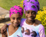 bundle of 2  Swim Cap Set Afro Unicorn perfect solution protect long vol... - $29.69