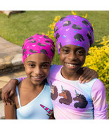 bundle of 2  Swim Cap Set Afro Unicorn perfect solution protect long vol... - £23.25 GBP