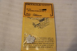 HO Scale Details West, Pack of 2, Antenna Stand Style 1, #AS-222 - $13.00