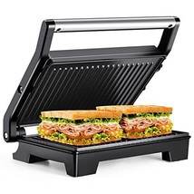 Panini Press Sandwich Maker,Sandwich Press,Contact Indoor Grill with Locking Lid - £47.36 GBP